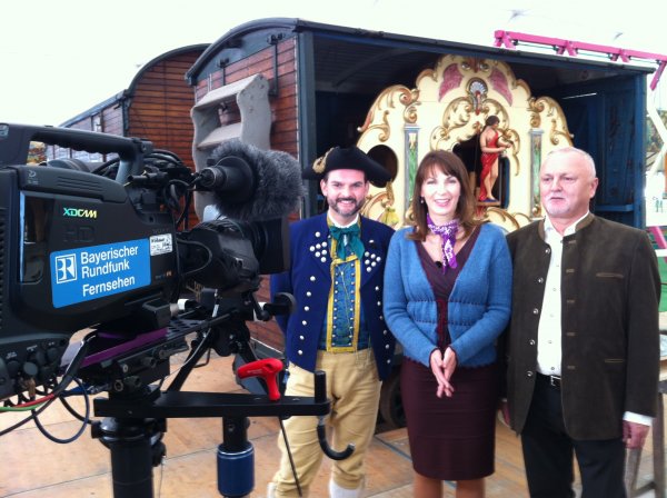 Oliver Brust mit der Moderatorin Karin Kekulé und Prof. Karlheinz Zwerenz.